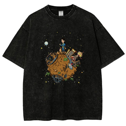 Le Okey Dokey Vintage Distressed T-shirt
