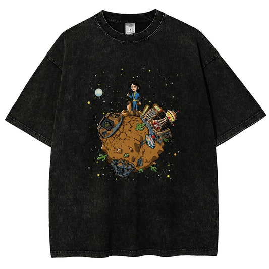 Le Okey Dokey Vintage Distressed T-shirt