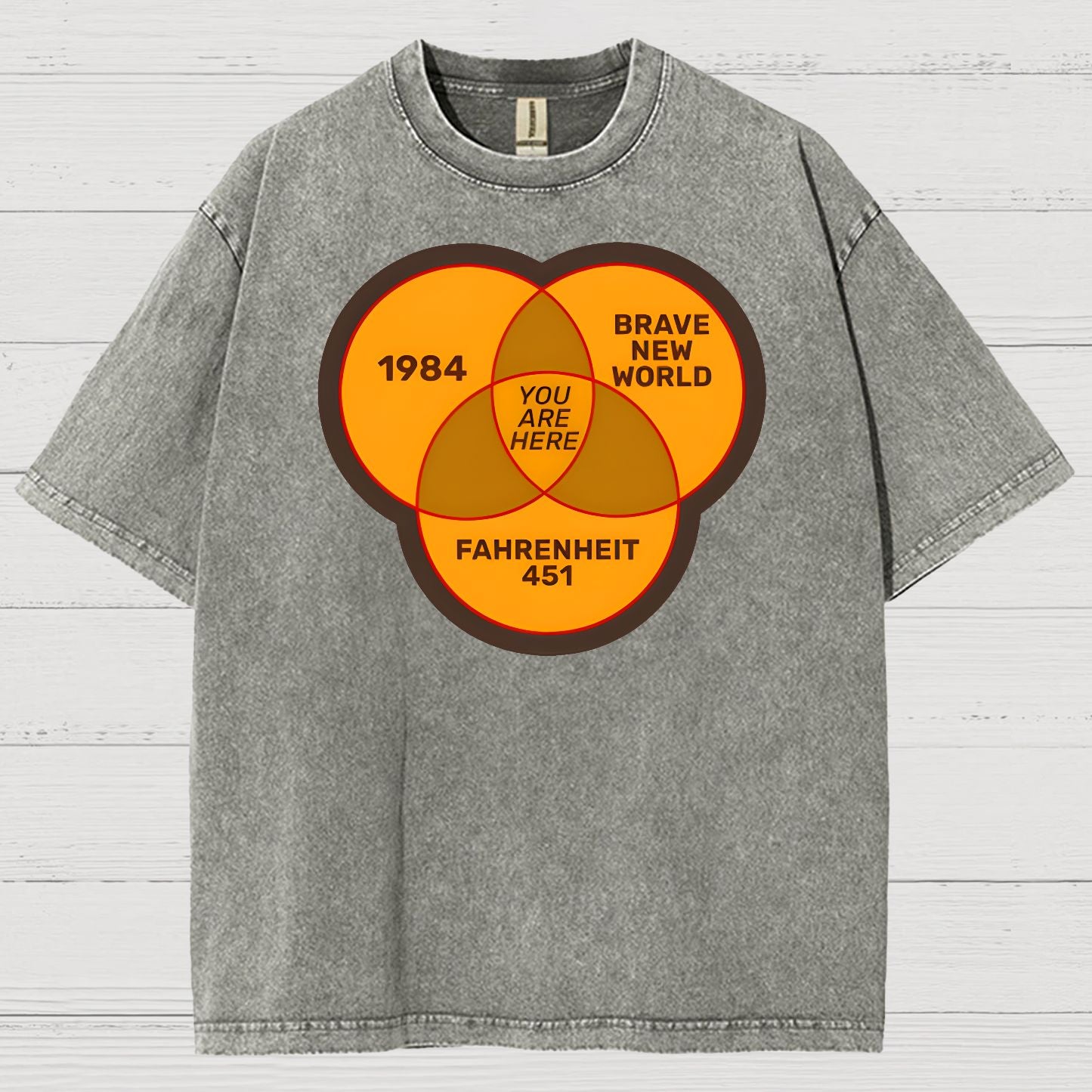 You Are Here Vintage Distressed T-shirt