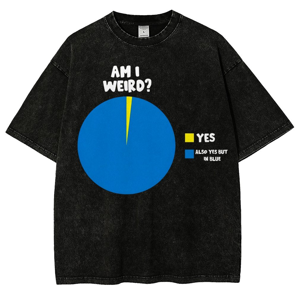 Yes But In Blue Vintage Distressed T-shirt