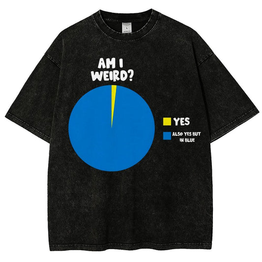 Yes But In Blue Vintage Distressed T-shirt