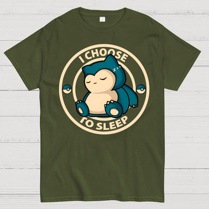 I Choose To Sleep Geek T-Shirt