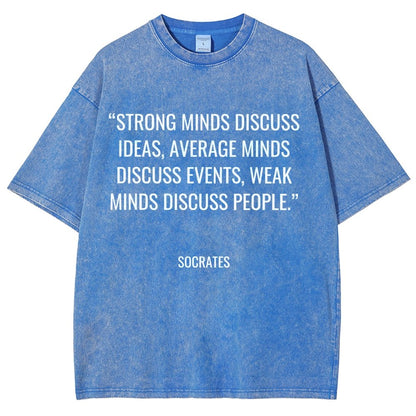 Socrates Quotes Vintage Distressed T-shirt