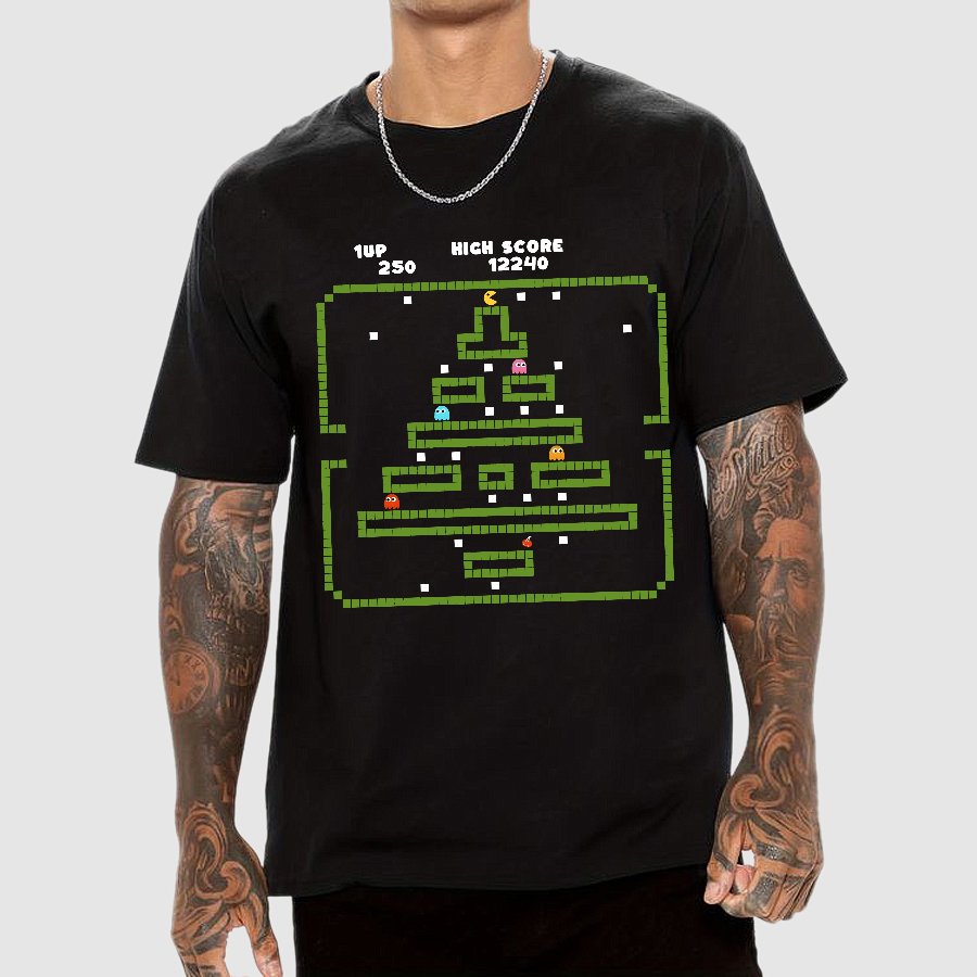 Arcade Christmas Geek T-Shirt