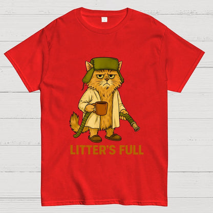 Litter’s Full Cat Geek T-Shirt