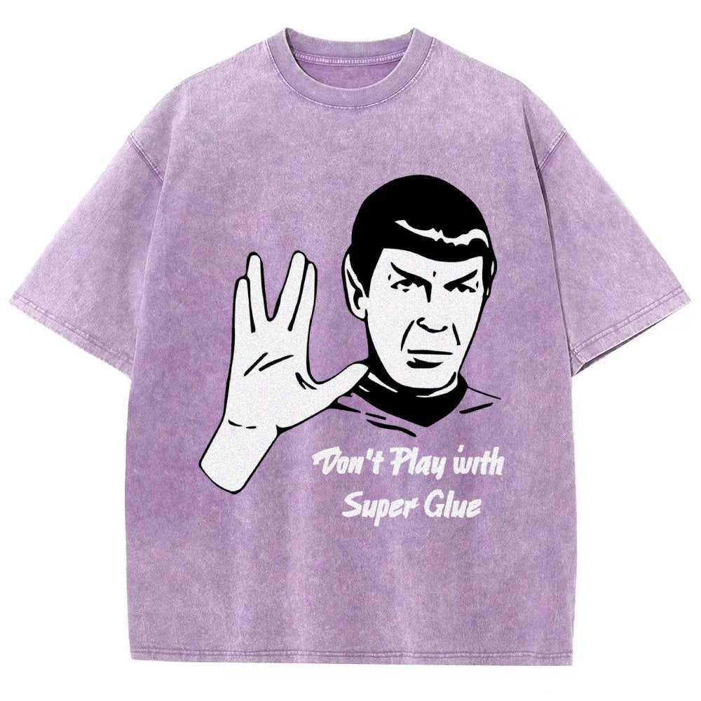 Don't Play With Superglue  Vintage Distressed T-shirt