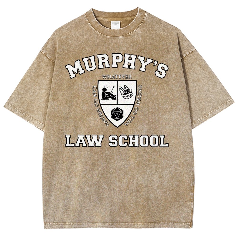 Murphy's Law School - Class of 2025 Vintage Distressed T-shirt