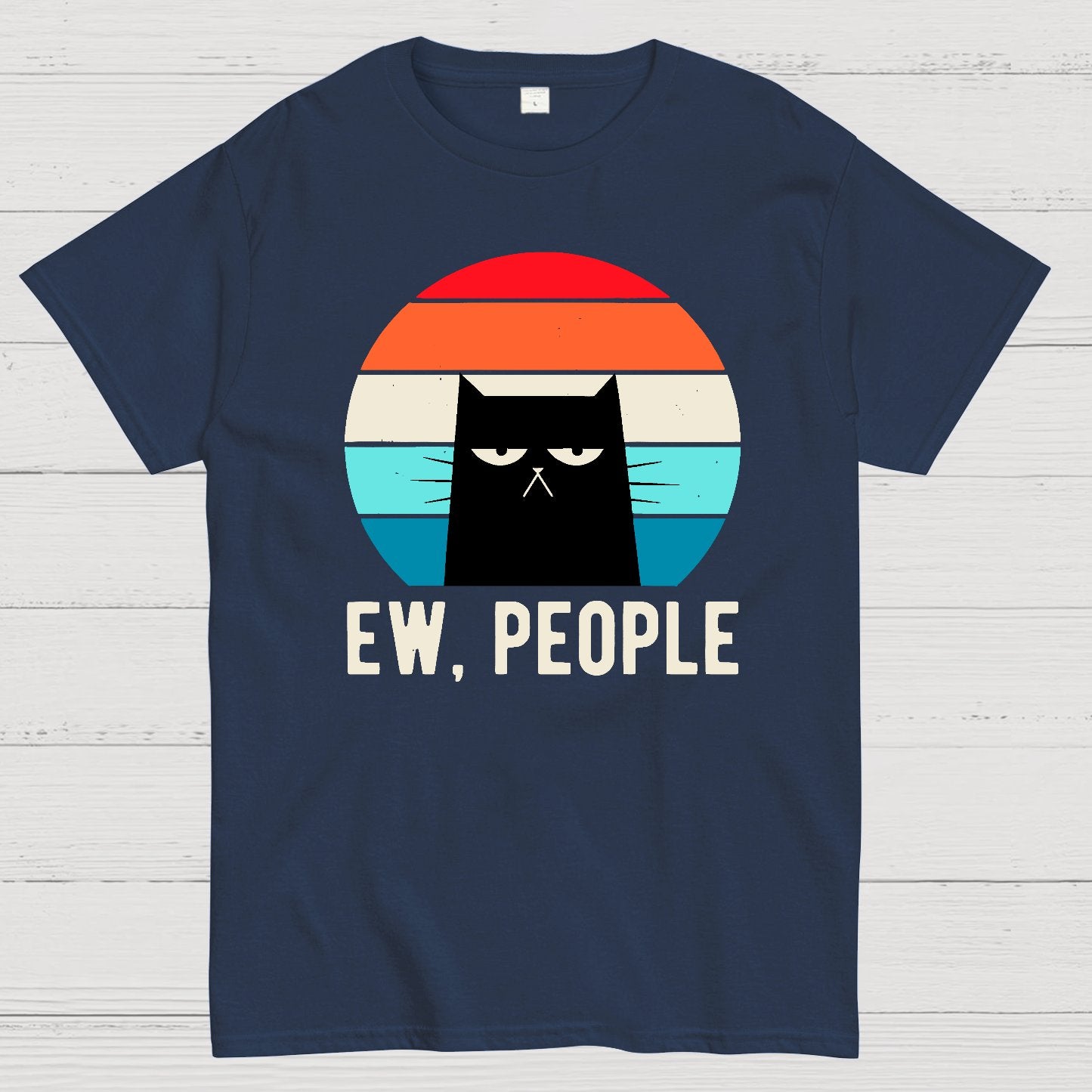 Ew People Funny Cat Geek T-Shirt
