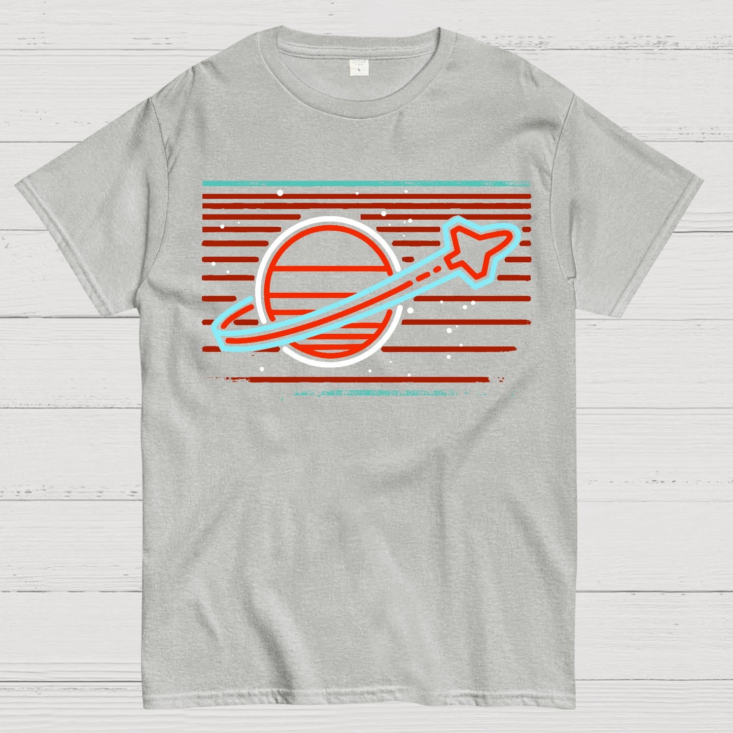 Retro Space Launch Geek T-Shirt