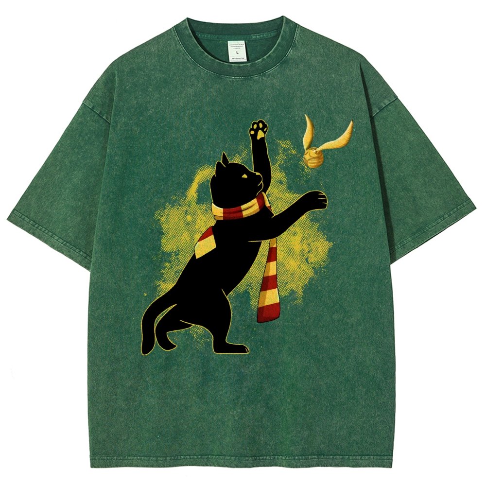 Harry Cat Vintage Distressed T-shirt
