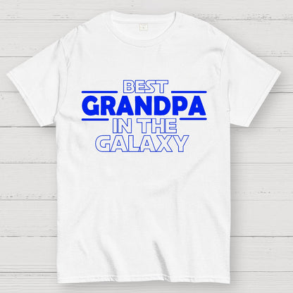 Best Grandpa in the Galaxy Geek T-Shirt