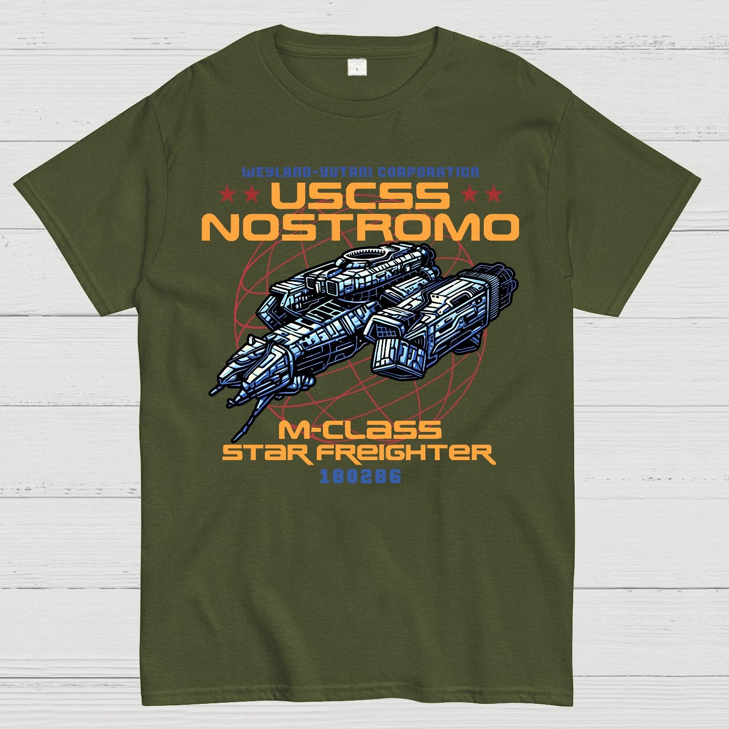 Space Freighter Geek T-Shirt