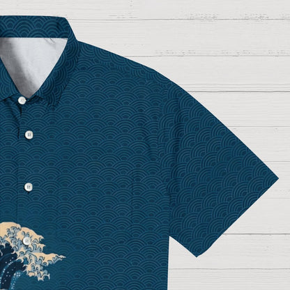 Wave Off Kanagawa  Geek Hawaiian Shirt