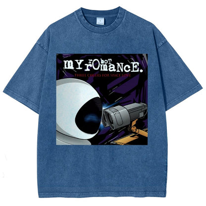 My Robot Romance Vintage Distressed T-shirt