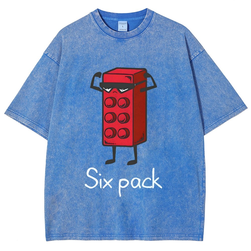 Six Pack Vintage Distressed T-shirt