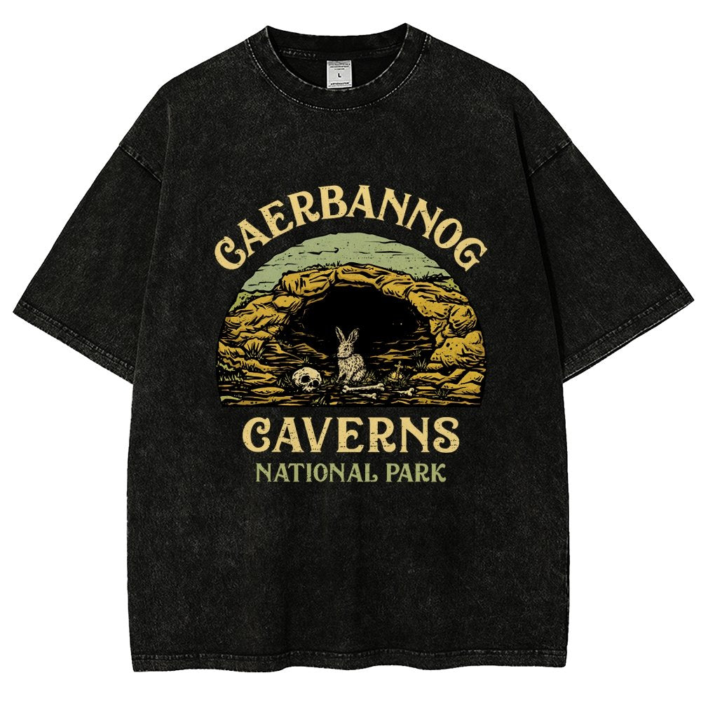 Mystic Caverns National Park Vintage Distressed T-shirt