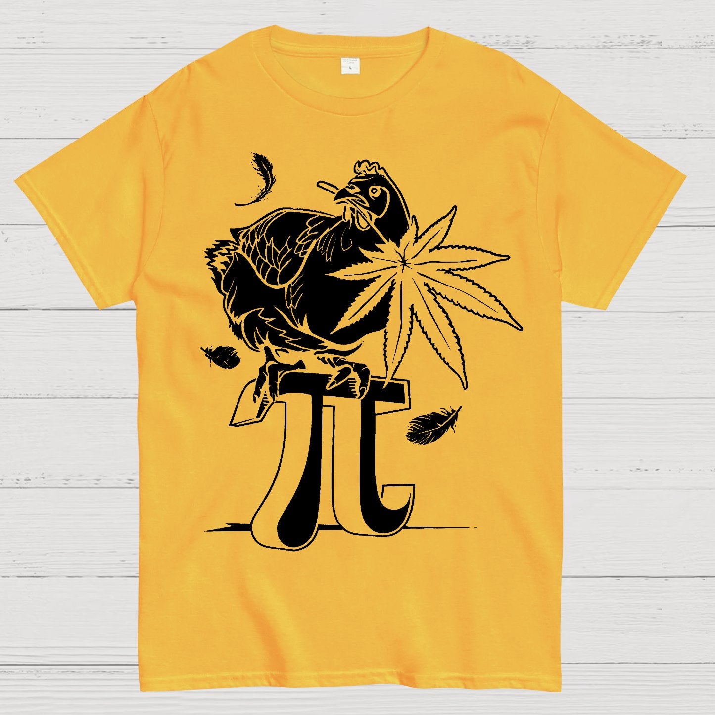 Chicken, π, Marijuana, Sarcasm Geek T-Shirt