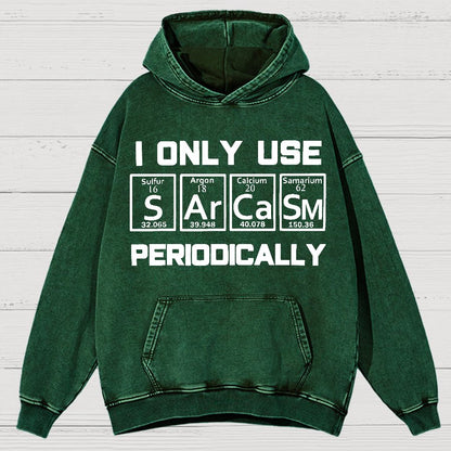 Sarcasm Periodic Table Element Shirt Weird Science Joke Vintage Distressed Hoodie