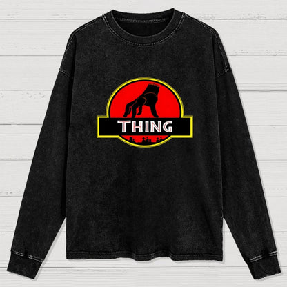 Thing Washed Long Sleeve Tee