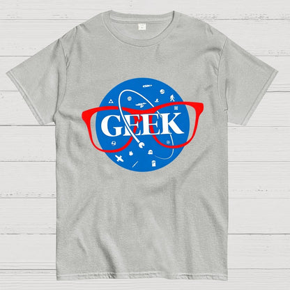 Nerdy Space Patch Geek T-Shirt