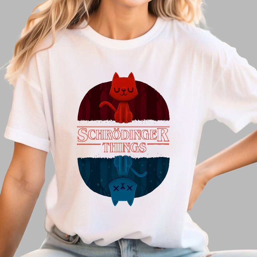 Schrödinger Things. A Perfect Geeky T-Shirt