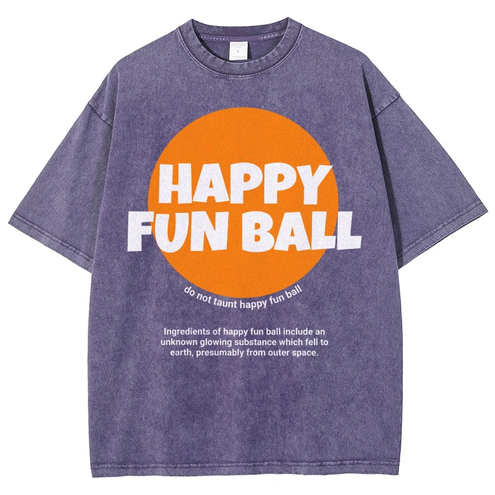Happy Fun Ball Vintage Distressed T-shirt