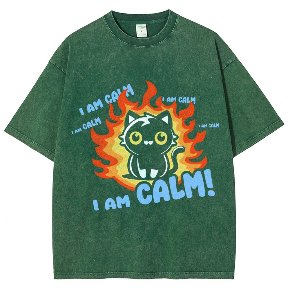 I Am Not Stressed! I Am Calm Vintage Distressed T-shirt