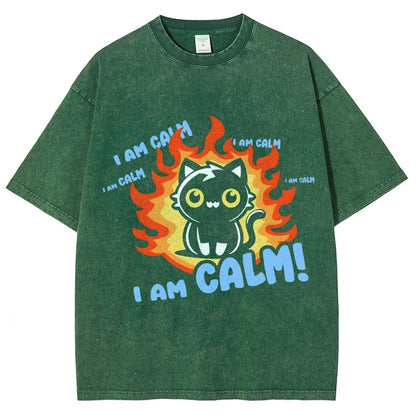 I Am Not Stressed! I Am Calm Vintage Distressed T-shirt