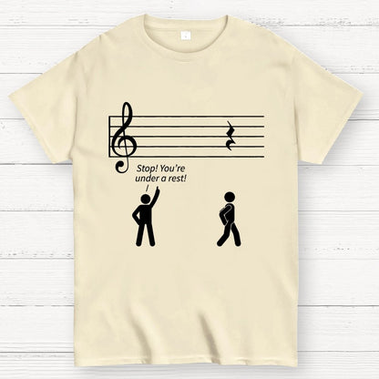 Stop Under a Rest Music Geek T-Shirt