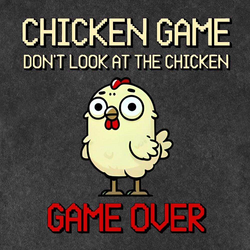 Chicken Game Vintage Washed T-shirt
