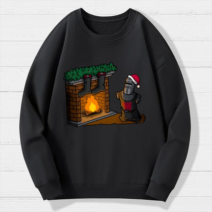 Black Knight Christmas Geek Cotton Sweatshirt