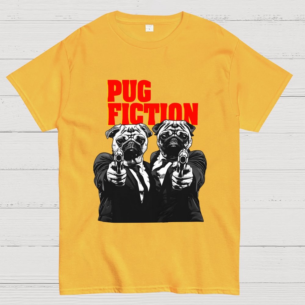 Pug Fiction Geek T-Shirt