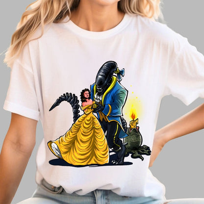 Beauty and the Alien Geek T-Shirt