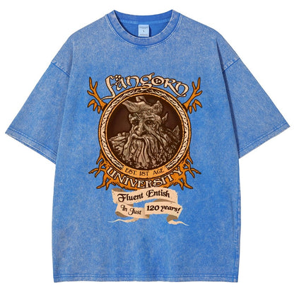 Elden University Vintage Distressed T-shirt