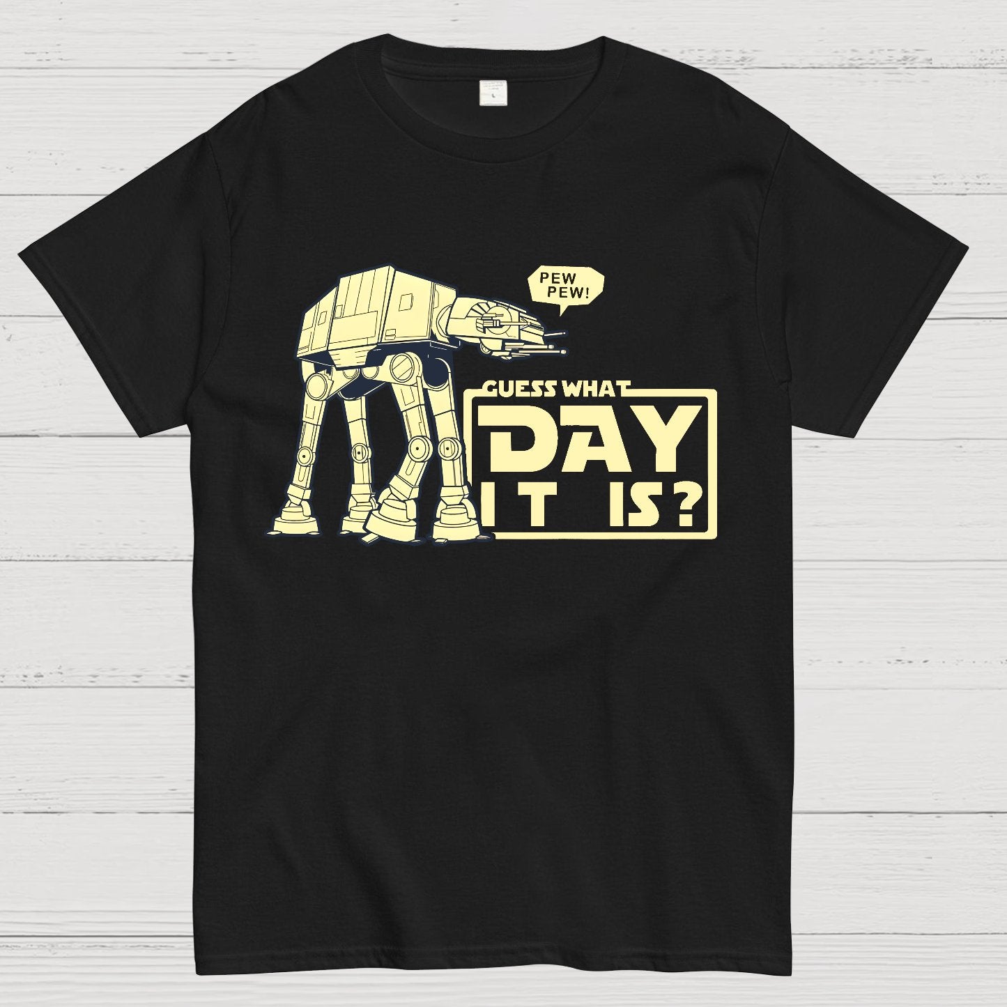 Pew Pew! Guess What Day It Is？Geek T-Shirt