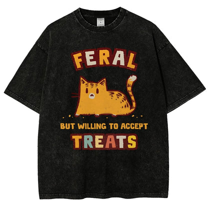 Slightly Feral Vintage Distressed T-shirt