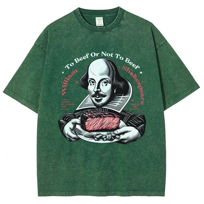 To Beef Or Not To Beef Vintage Distressed T-shirt