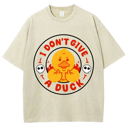 I Don’t Give A Duck Vintage Distressed T-shirt
