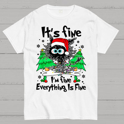 It's Fine I'm Fine Everything Is Fine Geek T-Shirt