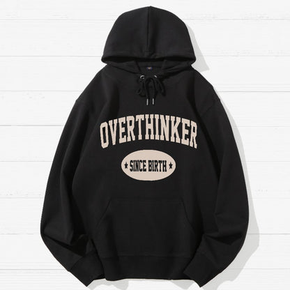 Overthinking Geek Cotton Hoodie