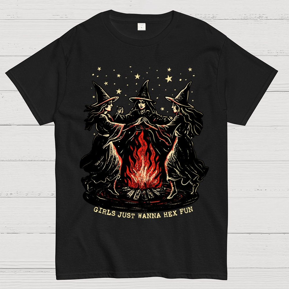 Girls Just Wanna Hex Fun Geek T-Shirt