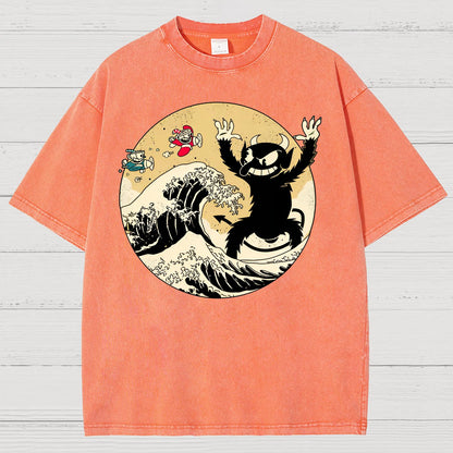 The Great Retro Game Battle Vintage Distressed T-shirt