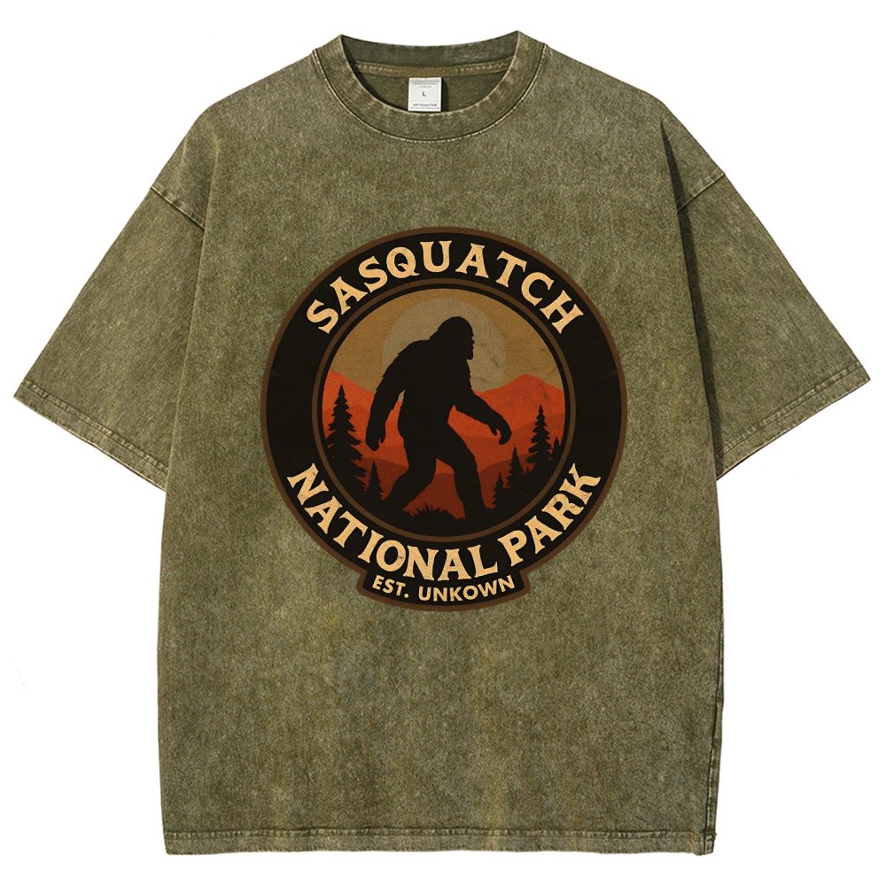 Sasquatch National Park Vintage Distressed T-shirt