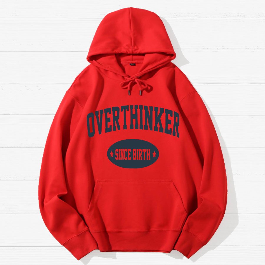 Overthinking Geek Cotton Hoodie