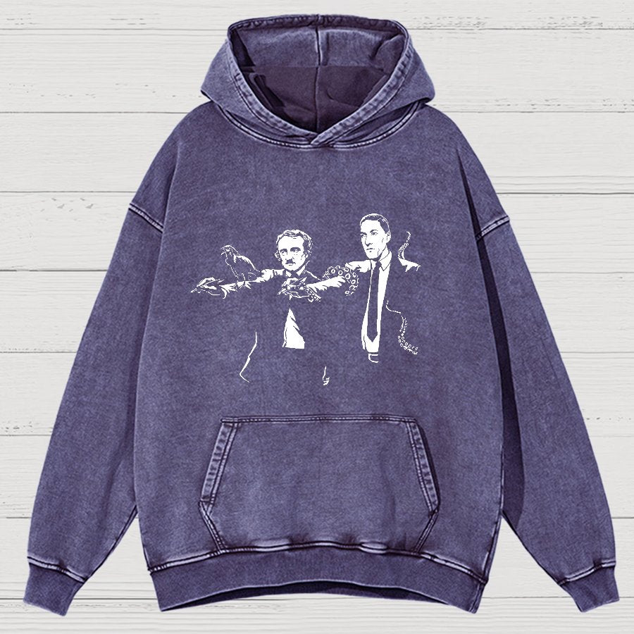 DARK FICTION II Vintage Distressed Hoodie