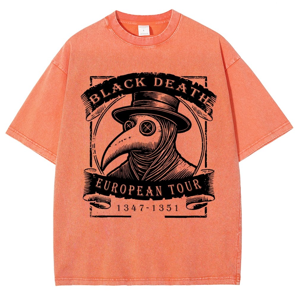 Black Death Tour Vintage Distressed T-shirt