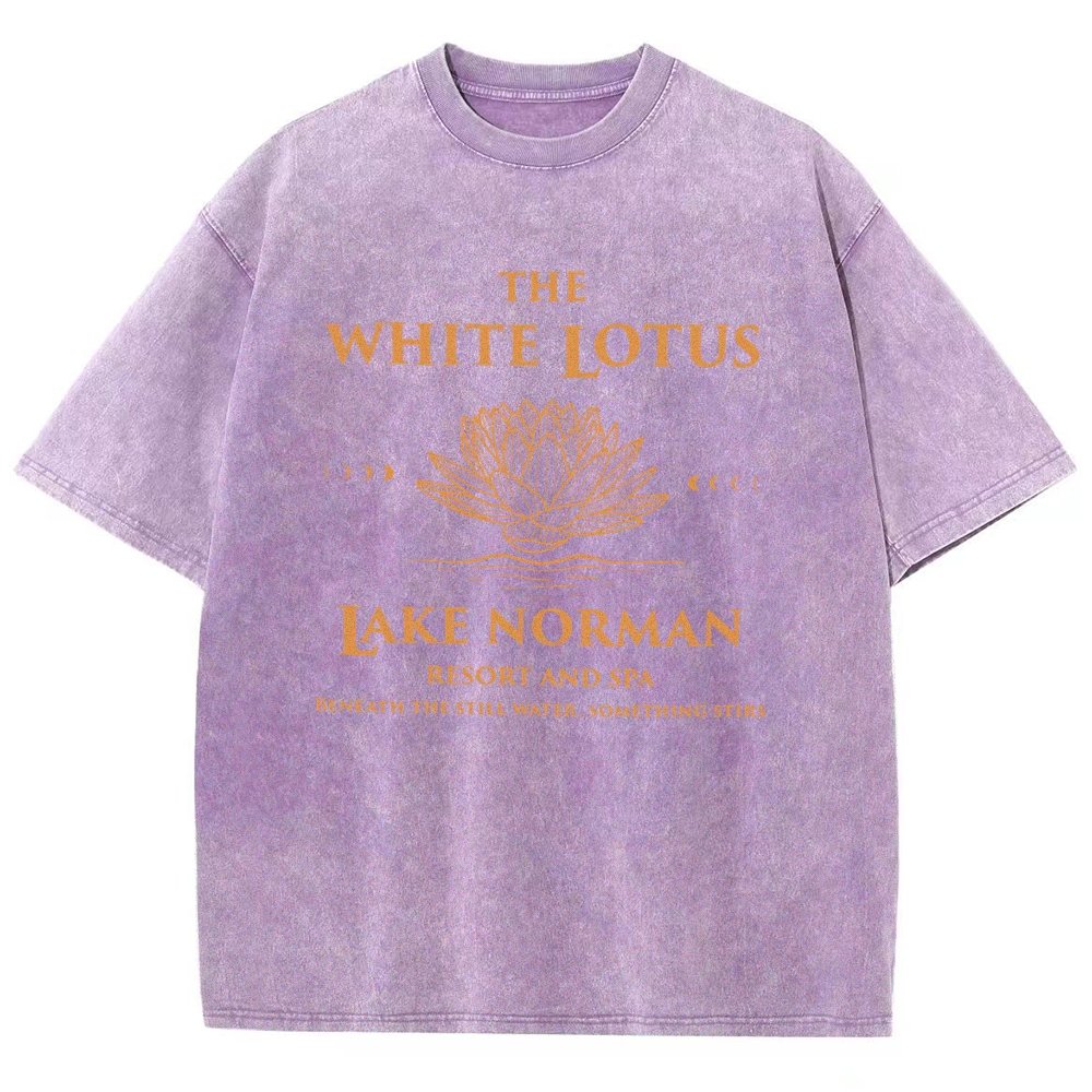 White Lotus LKN Vintage Distressed T-shirt