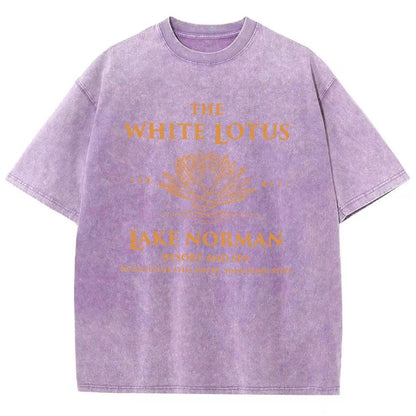 White Lotus LKN Vintage Distressed T-shirt