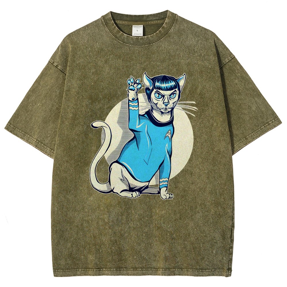 Nap Long and Pros-Purr Vintage Distressed T-shirt