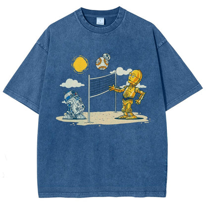 A New Serve Vintage Distressed T-shirt
